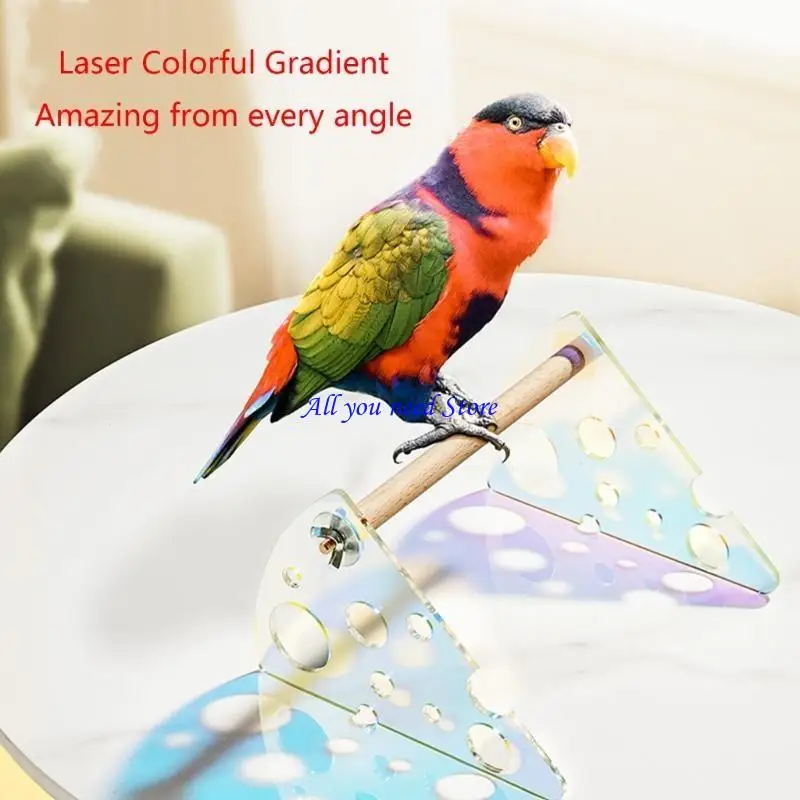 Фото K9FB Parrot Desktop Stand Bird Purch Parrot Stand Perch Bird Cage Parch Parrot Stand №4