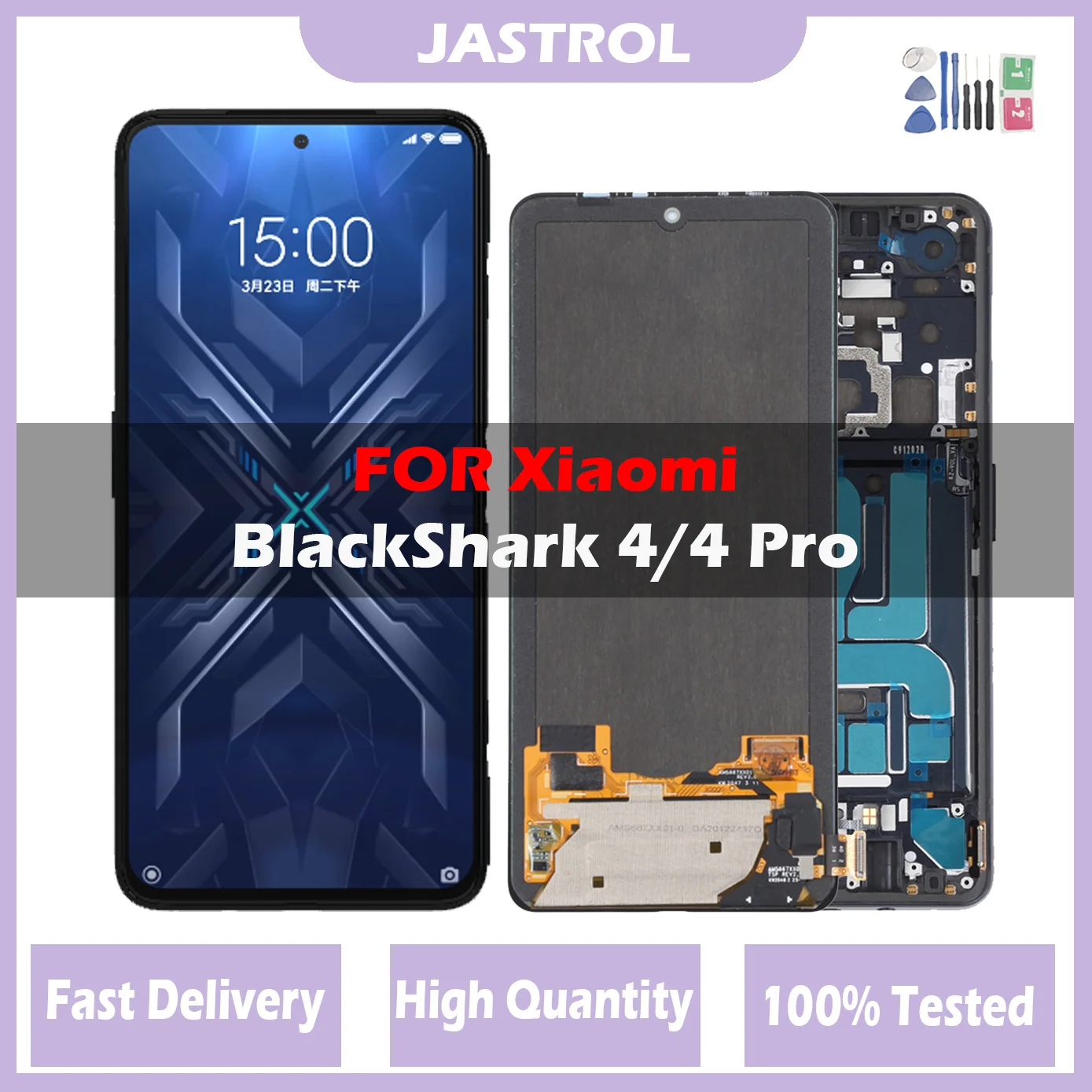 Оригинальный ЖК-экран для Xiaomi Black Shark 4, Shark PRS-H0/A0, ЖК-экран с дигитайзером сенсорного экрана для BlackShark 4 Pro 4Pro