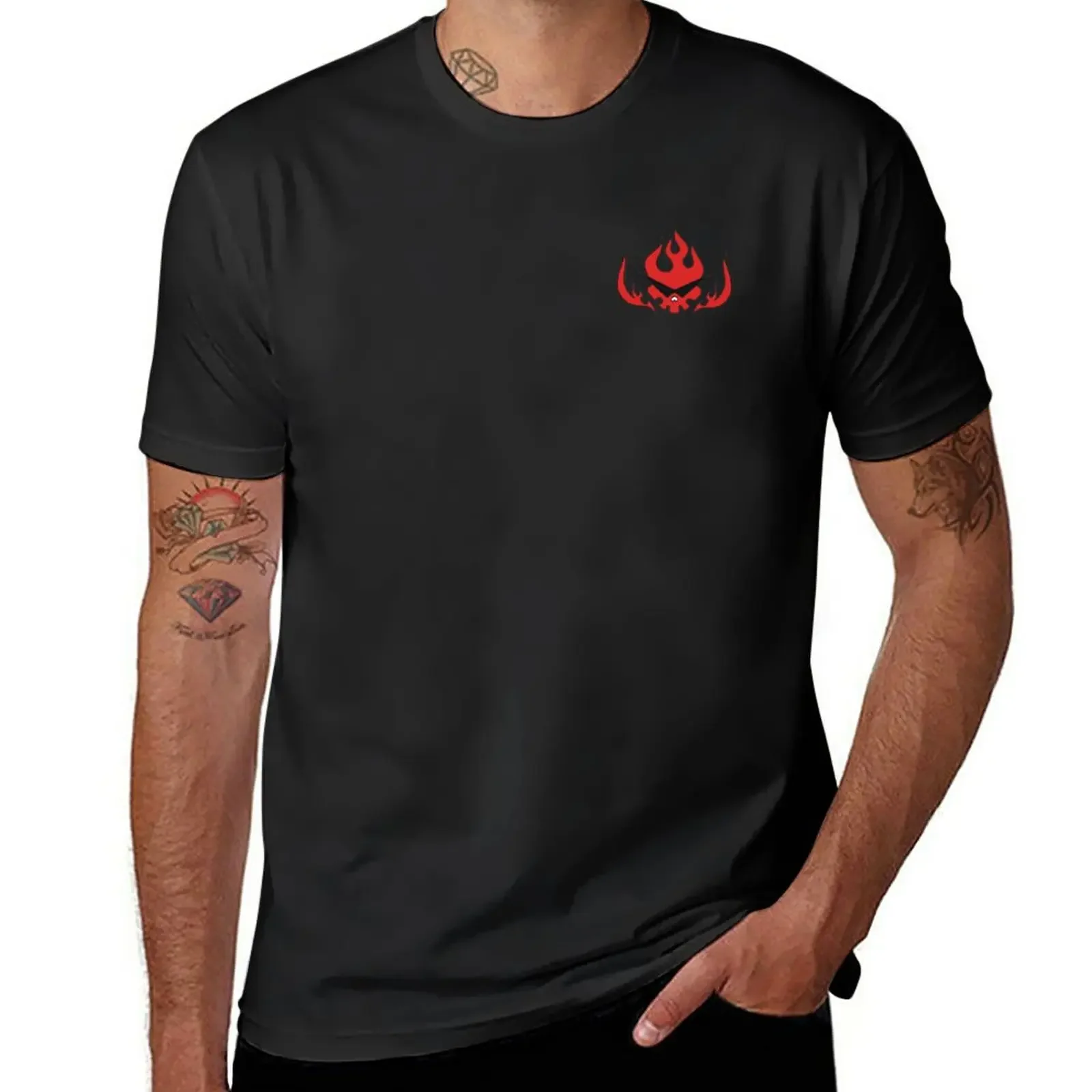 Футболка с логотипом Team Dai Gurren, летняя одежда, необходимая футболка, милые топы, хлопковая футболка с аниме вещи для мужчин