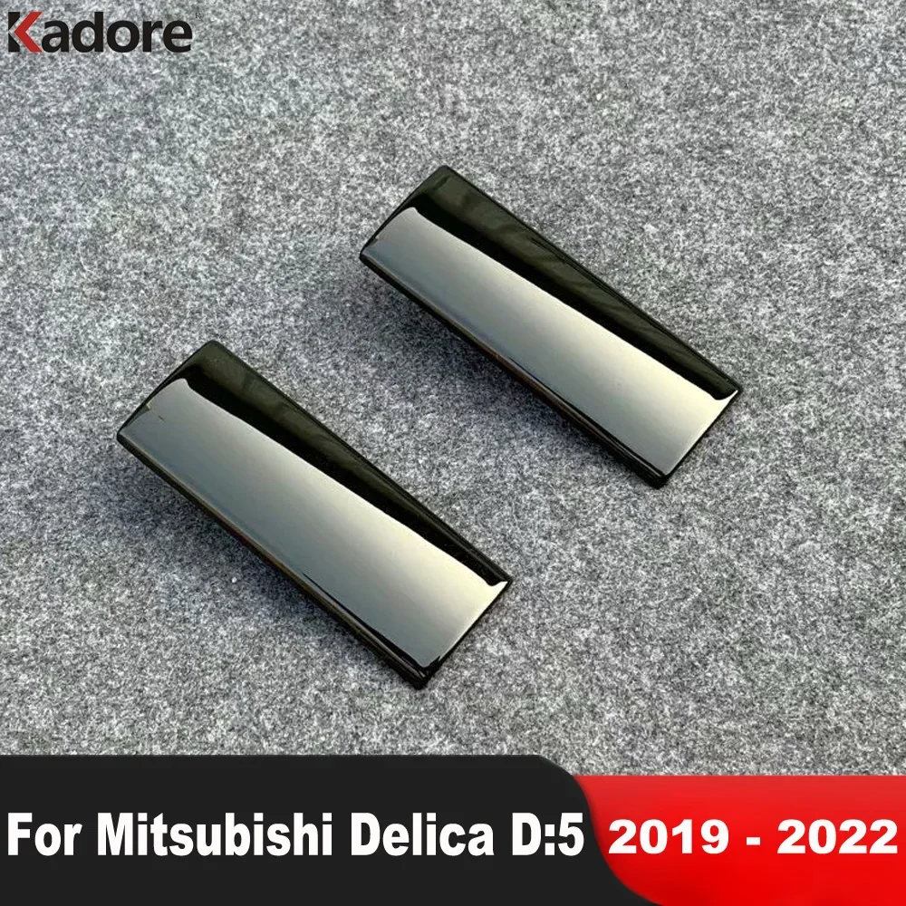 Внутренние аксессуары для Mitsubishi Delica D:5 2019 2020 2021 2022 Черная внутренняя ручка дверной ручки панели отделки