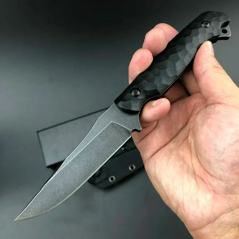 Фото Нож TOOR с фиксированным лезвием M390 Blade G10 Handl edc многофункциональные ножи утилита Открытый suicverteidigung Прямой нож с ножнами №3