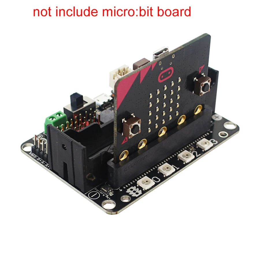 Фото Плата расширения Micro: Bit Robotbit V2.0 поддерживает автономное Программирование Makecode для Micro:bit Extension Board Robotbit №5