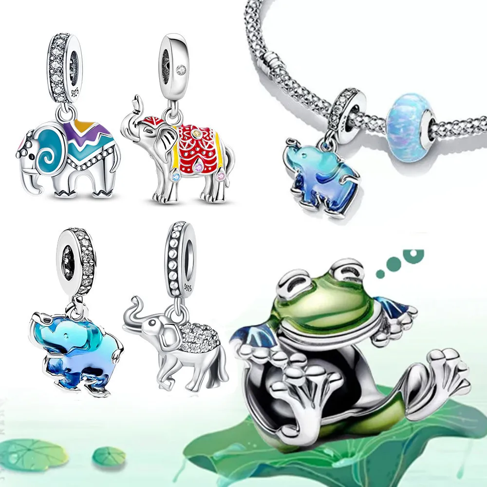 Бусины-шармы для браслетов Pandora, серебро 925 пробы