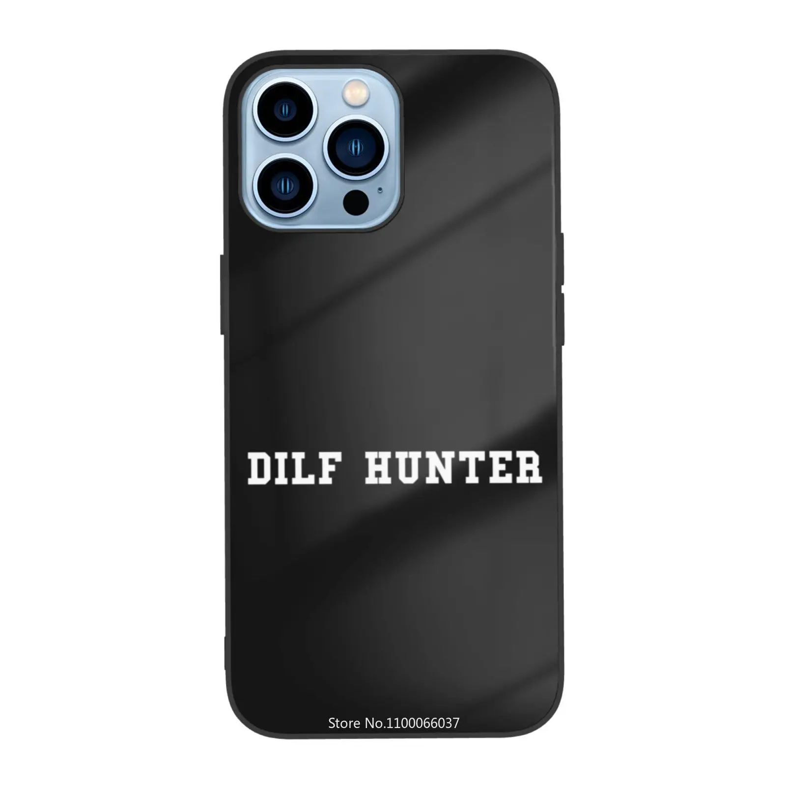 Чехол Dilf Hunter из закаленного стекла для iPhone 13 12 Mini Pro Max, чехол для телефона с индивидуальным принтом