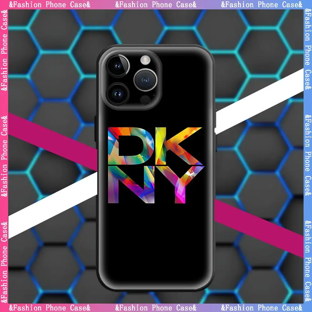 Фото Женский чехол для телефона L-Luxury-DKNYes AG, акрил, мягкий уход для iPhone 17, air 16, e 15, 14, 13, 12, 11 Plus Mini Pro Max №5