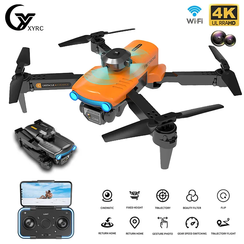XYRC Новый F187 Pro Дрон 4K HD Двойная камера с фиксированной высотой обход препятствий 2,4 ГГц Wifi Fpv складной Квадрокоптер RC Дрон игрушки подарки
