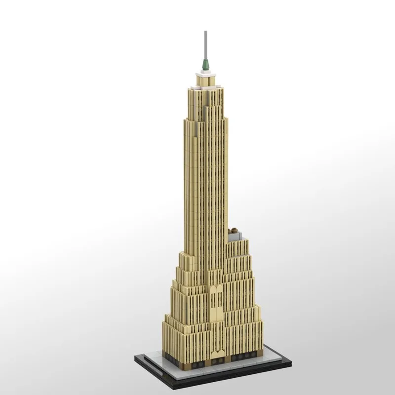MOC строительные блоки игрушки 70 Pine Street масштаб 1:800 американская международная модель здания 742 шт. креативная сборка игрушки Skyscrape