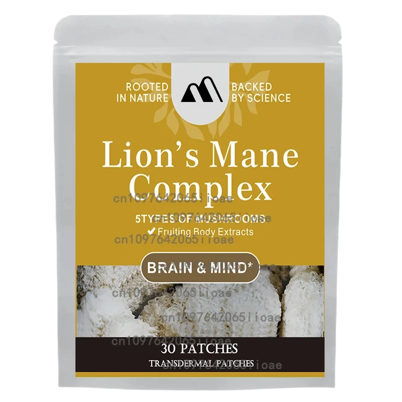 30-летние патчи Lions Mane Mushroom Transdermal Patches способствуют близорукости, фокусиру и памятью
