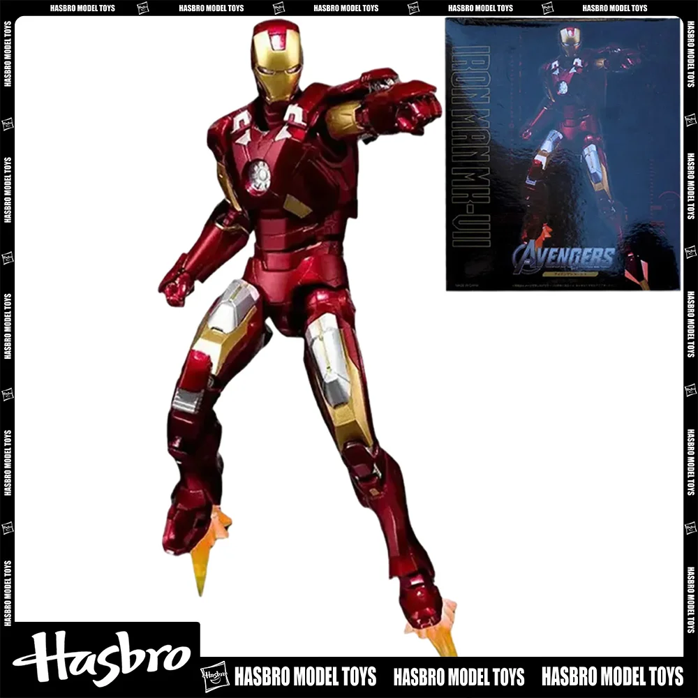 Фигурка героя Hasbro Marvel Железный человек Mk7 15 см, фигурка из аниме, коллекционная игрушка для детей, подарок на Рождество, оригинал