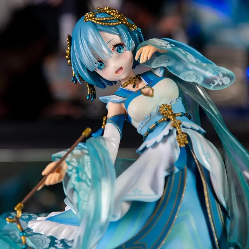 Фото Re Zero Fnex Hanfu Rem фигурка Bishoujo аниме древний стиль настольный ПК чехол Декор 2D подарок №2