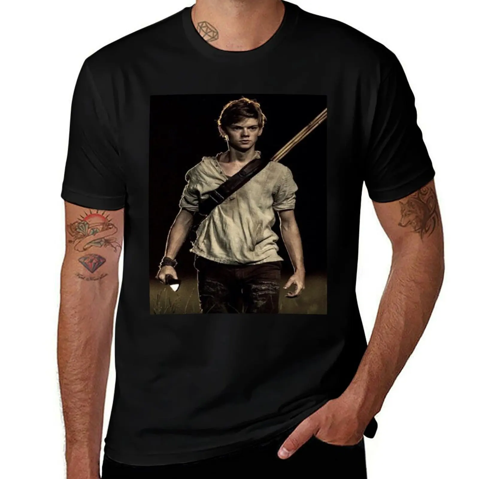 Newt - Maze Runner Campotage дизайн футболка футболка для мужчин 100-процентные хлопковые футболки для мужчин упаковка хлопковая футболка