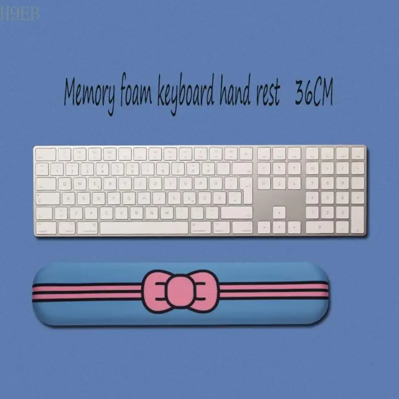 Фото H9EB Bowknot Mouse Pad с поддержкой на запястье против Slip Spee Silicone 3D Cartoon №3