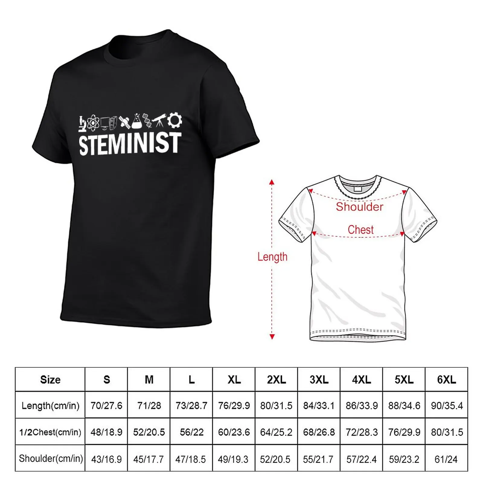 Фото Новая футболка Steminist для женщин в научном стиле, апрель 2017, быстросохнущая футболка, спортивные футболки с веером, мужская одежда №2