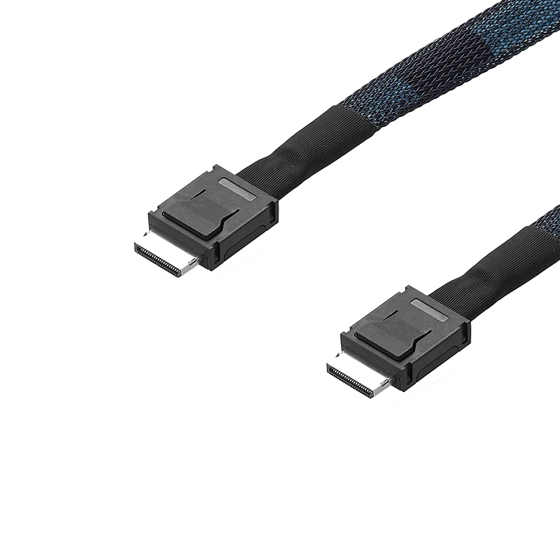 PCI-E4.0 24 Гбитс SFF8611 к SFF8611 Mini SAS Oculink SFF-8611 X4 к SFF-8611 X4 Кабель «папа-папа» NVME SSD-кабель 50 см Высокоскоростной (art.: 3920d096380df) - 3920d096380df