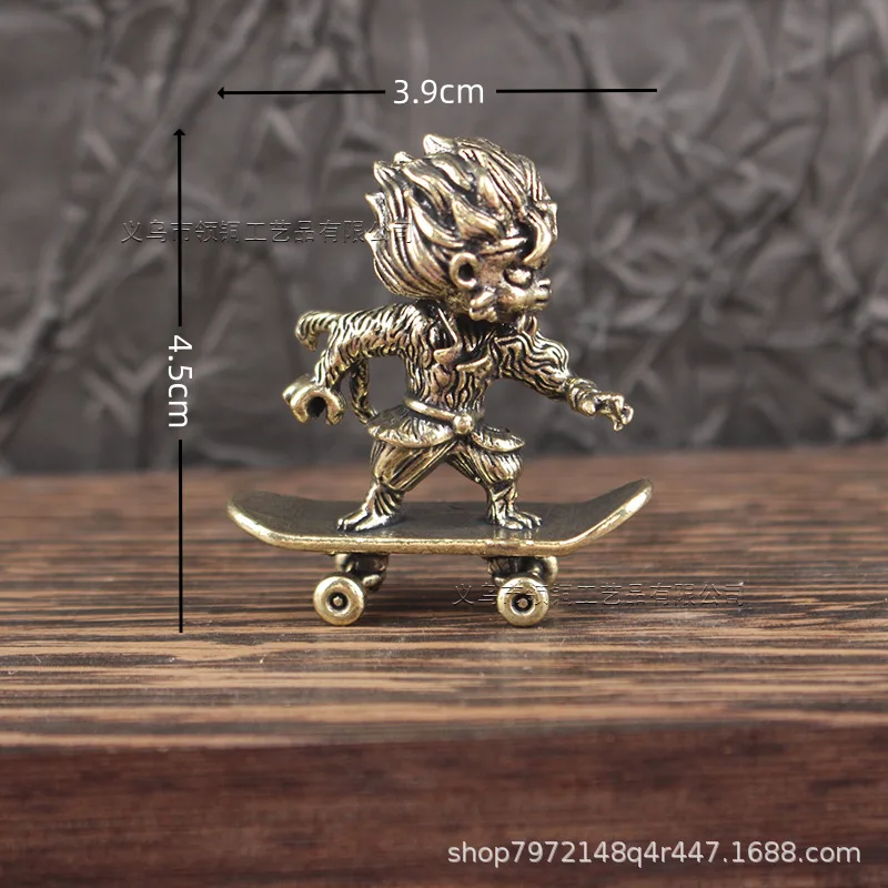Национальная мода, скейтборд в древнем стиле, Wukong, украшения, ключ, Король обезьян: Quest For The Sutra, латунь, ретро-стол