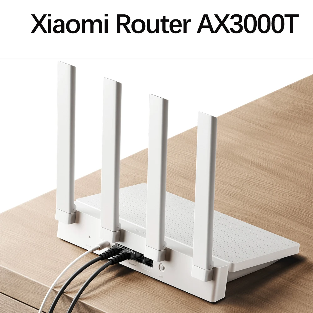 Фото Роутер Xiaomi AX3000T, Wi-Fi, 6 сетчатых технологий, 2,4 ГГц, 5 ГГц, MiWiFi ROM, эффективная защита от проникновения на стену, Wi-Fi роутер, ретранслятор №2