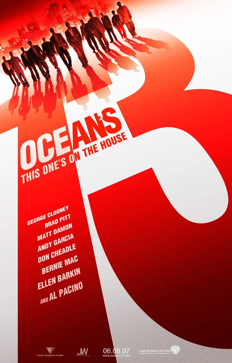 Al Pacino кино Ocean's тринадцать (2007) Шелковая фотография стены