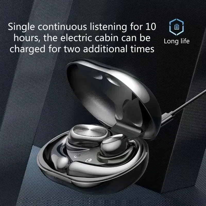 Наушники Bluetooth 5,2 2025 года с микрофоном, беспроводные наушники, Hi-Fi стерео наушники с крючком, шумоподавление, спортивные водонепроницаемые гарнитуры