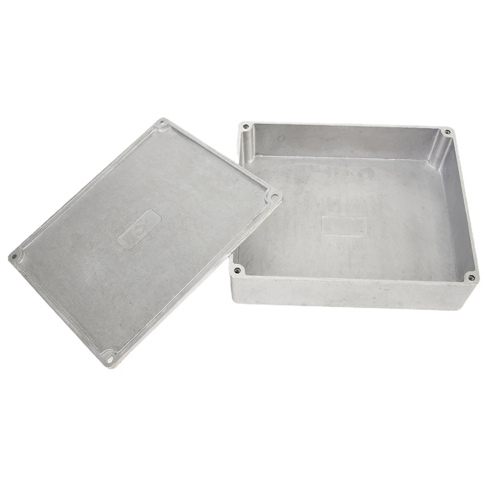 Фото Box Effects Stomp Гитарные эффекты IP54 Инструменты Легкий 1032L 1590A/1590B/1590BB 1 шт. 2 мм 4 мм Серебристый Высокое качество №5