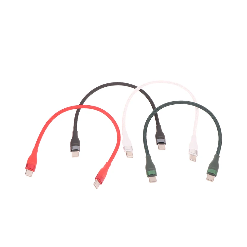 USB-кабель для передачи данных, 25 см, Тип C, USB C-C, кабель для зарядного устройства, нейлоновая оплетка, 66 Вт, внешний аккумулятор (art.: 3920c75c0fe4a) - 3920c75c0fe4a