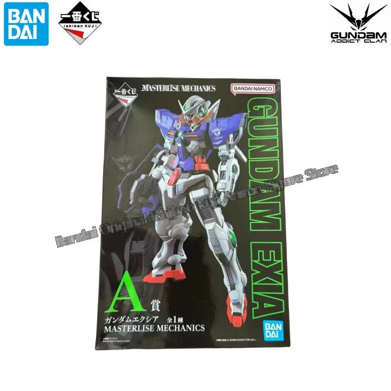 Фото В наличии модель куклы Bandai, новая в штучной упаковке Gundam Gn 001 Gundam Exia, оригинальные персонажи аниме, коллекционная статуя, гаражный комплект №3