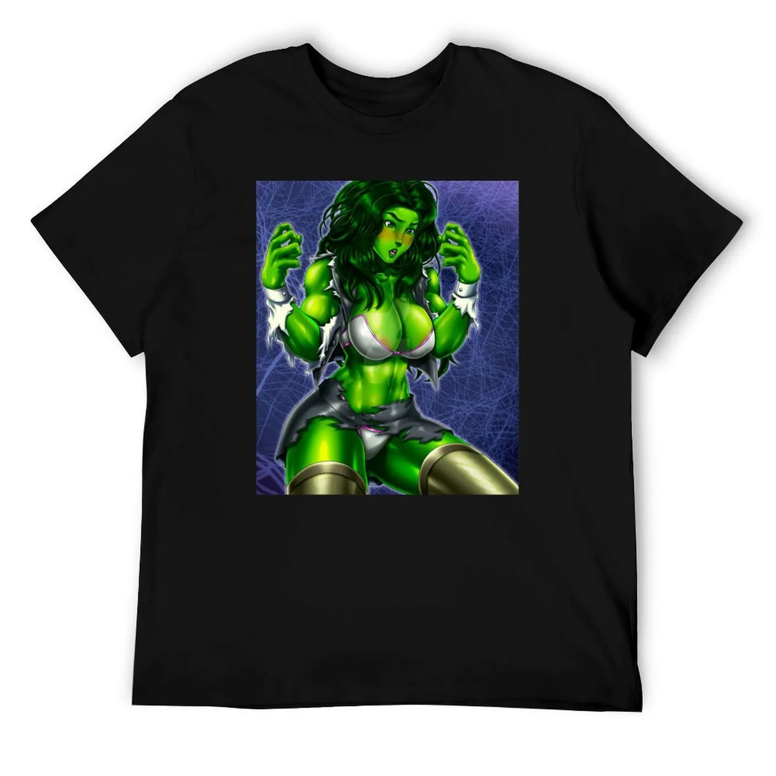 Сексуальная футболка She-Hulk, мужская футболка из 100% хлопка, персонализированная футболка