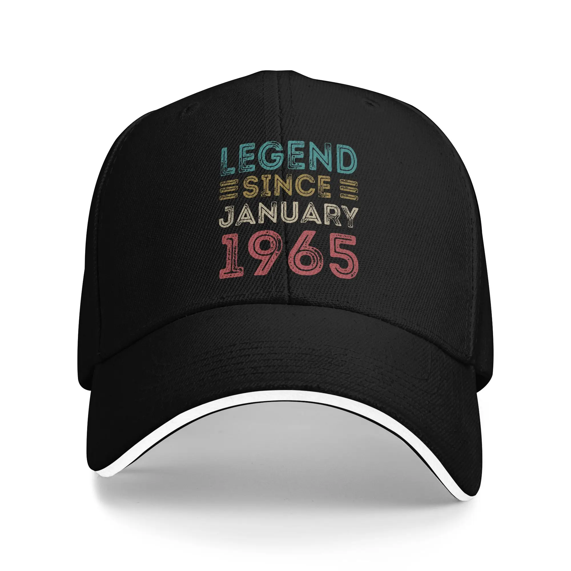 Винтажная бейсболка Legend Since 1965, январь 1935, мужская и женская дизайнерская шляпа в стиле хип-хоп, летние винтажные охотничьи бейсболки, оптовая продажа