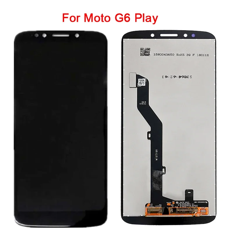 Pop G6 ЖК-дисплей для Motorola G6 Play с рамкой 5,9 дюйма Moto G6 Plus ЖК-дисплей с цифровым преобразователем сенсорного экрана в сборе, ремонт ЖК-дисплея (art.: 3920cff76e046) - 3920cff76e046