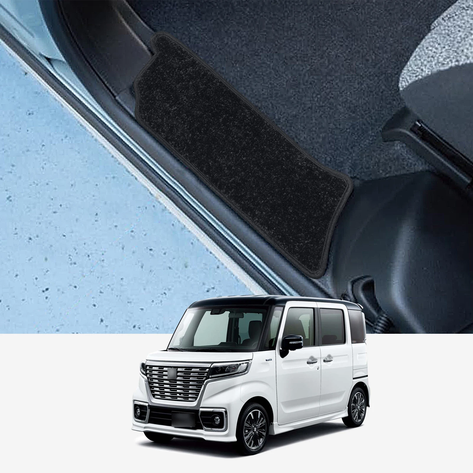 Автомобильные коврики для Suzuki SPACIA CUSTOM 2023-2025, нескользящие коврики на педали передней и задней двери, подушечки для ног, защитные аксессуары