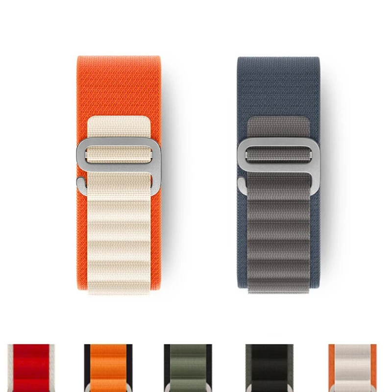 Ремешок Alpine для Apple watch ultra band 49 мм 44 мм 40 мм 45 мм 41 мм 42 мм 38 мм, браслет correa для iWatch series 2 7 6 5 4 3 se 8 9