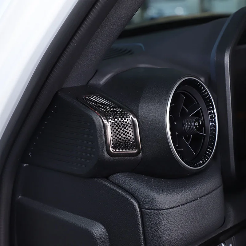 Фото Для Toyota Land Cruiser Prado LC250 2025, автомобильная приборная панель, боковое вентиляционное отверстие, декоративная крышка звукового сигнала, сетка для динамика, защитные автозапчасти №5