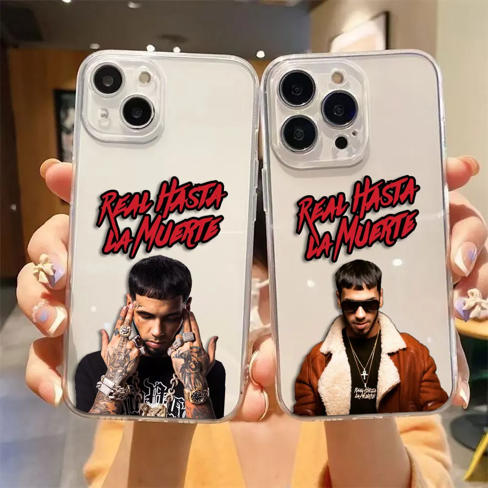 Anuel AA Real Hasta la Muerte Cover Прозрачный чехол для телефона для OPPO RENO 12 11 11F 10 8 8Z 8T 7 7Z 6 6Z 5G 5 5F FIND X3 LITE Capa Case