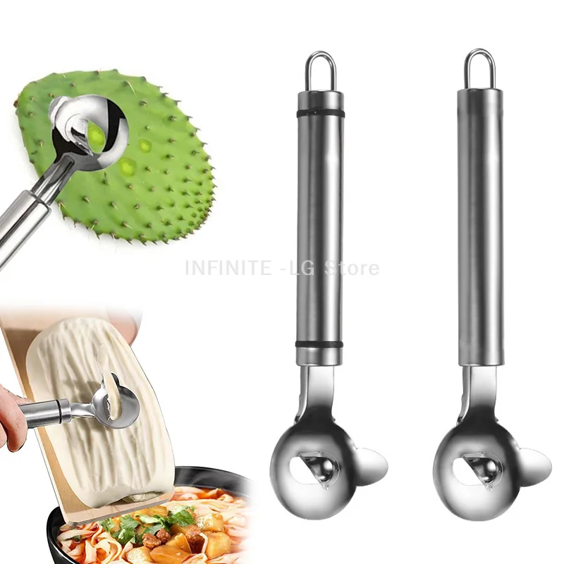 Многофункциональная ложка для очистки Nopal, высококачественный инструмент для кактуса из нержавеющей стали