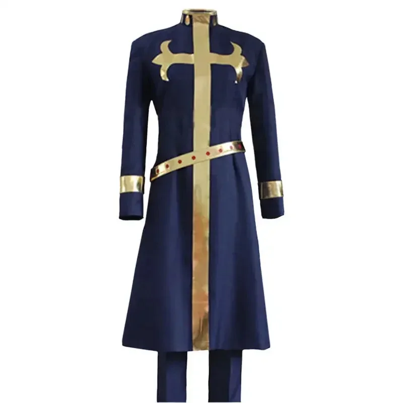 AA wat CosDaddy Anmie JoJo Bizarre Adventur Enrico Pucci Косплей Костюм для взрослых Мужская рубашка Брюки Костюм Хэллоуин Карнавал 2025 Новый