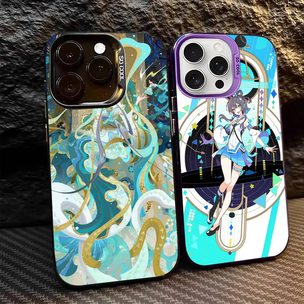 Anime Luo Tianyi Phone Case For IPhone 17 16 15 14 13 12 11 Pro MAX Matte Shockproof Back Anti Fall Matte Cover