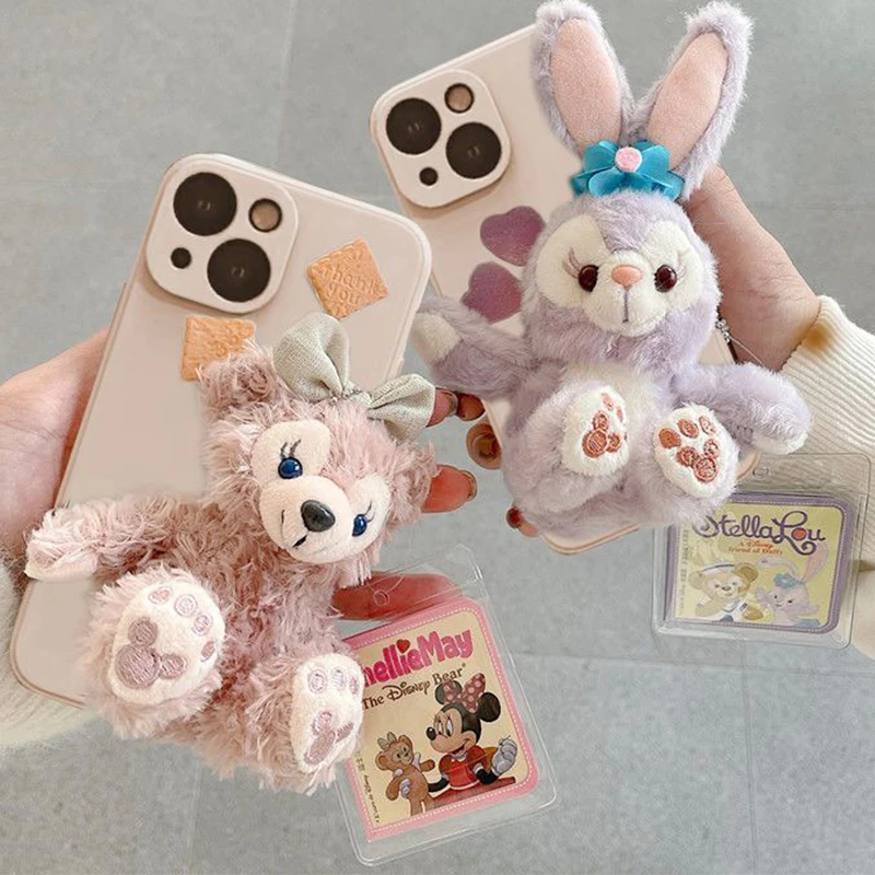 Чехол для телефона Disney Shelliemay Stellalou для Iphone 14Plus, 11, 12, 13 Pro Max, Xs, чехол с аниме плюшевой куклой, милые аксессуары, подарок для девочек
