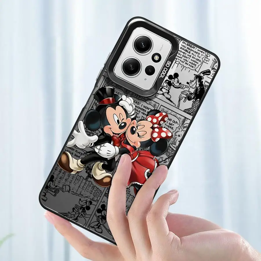 Фото Чехол для телефона Disney с Микки и Минни для Xiaomi Redmi Note 12 13 14 Pro Plus 10 s 10 11 Pro 11 s №2