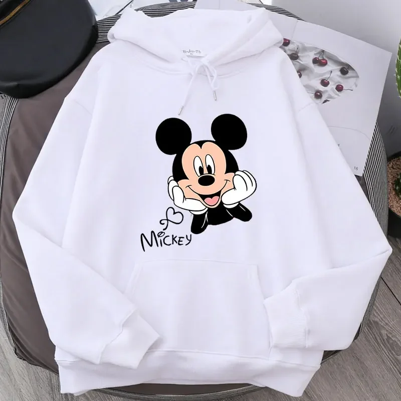 Толстовка с мультяшным принтом Диснея Frauen Lustige Hip Hop Mickey Maus Druck Herbst Und Winter Mode Harajuku Stil Hoodie (art.: 3920ca567bebd) - 3920ca567bebd