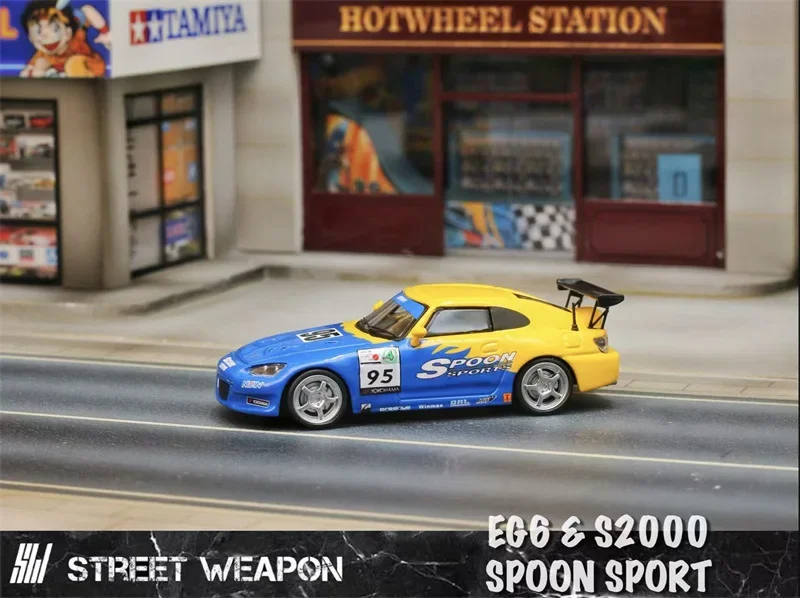 Фото SW 1:64 EG6/S2000 SPOON Limited499 Модель автомобиля №5
