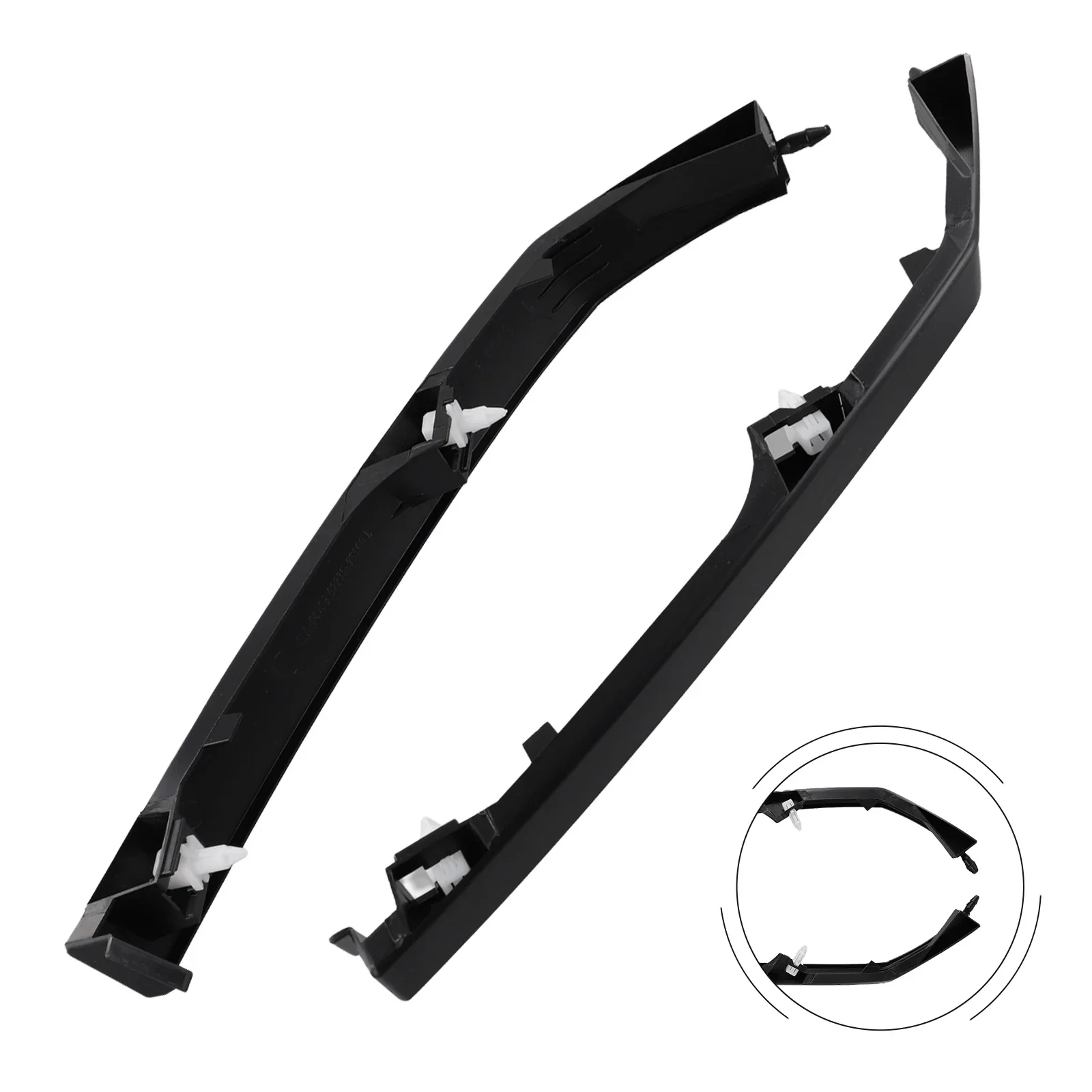 Фото 1 пара нижнего заполнителя накладки на фару для Nissan Armada 05-07 62235-7S300, нижняя накладка на фару №3