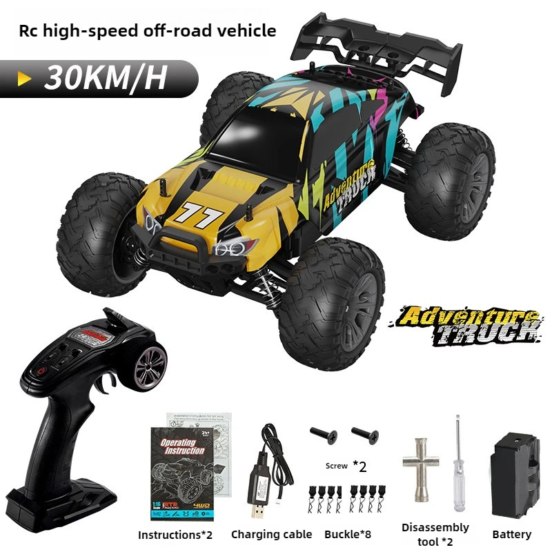 Игрушечный автомобиль Kawaii, забавный подарок: 16 высокоскоростных 4WD радиоуправляемых грузовиков, альпинистских внедорожных радиоуправляемых машин, автомобиль с дистанционным управлением, грузовик-монстр, игрушки для детей (art.: 3920d1c14d495) - 3920d1c14d495