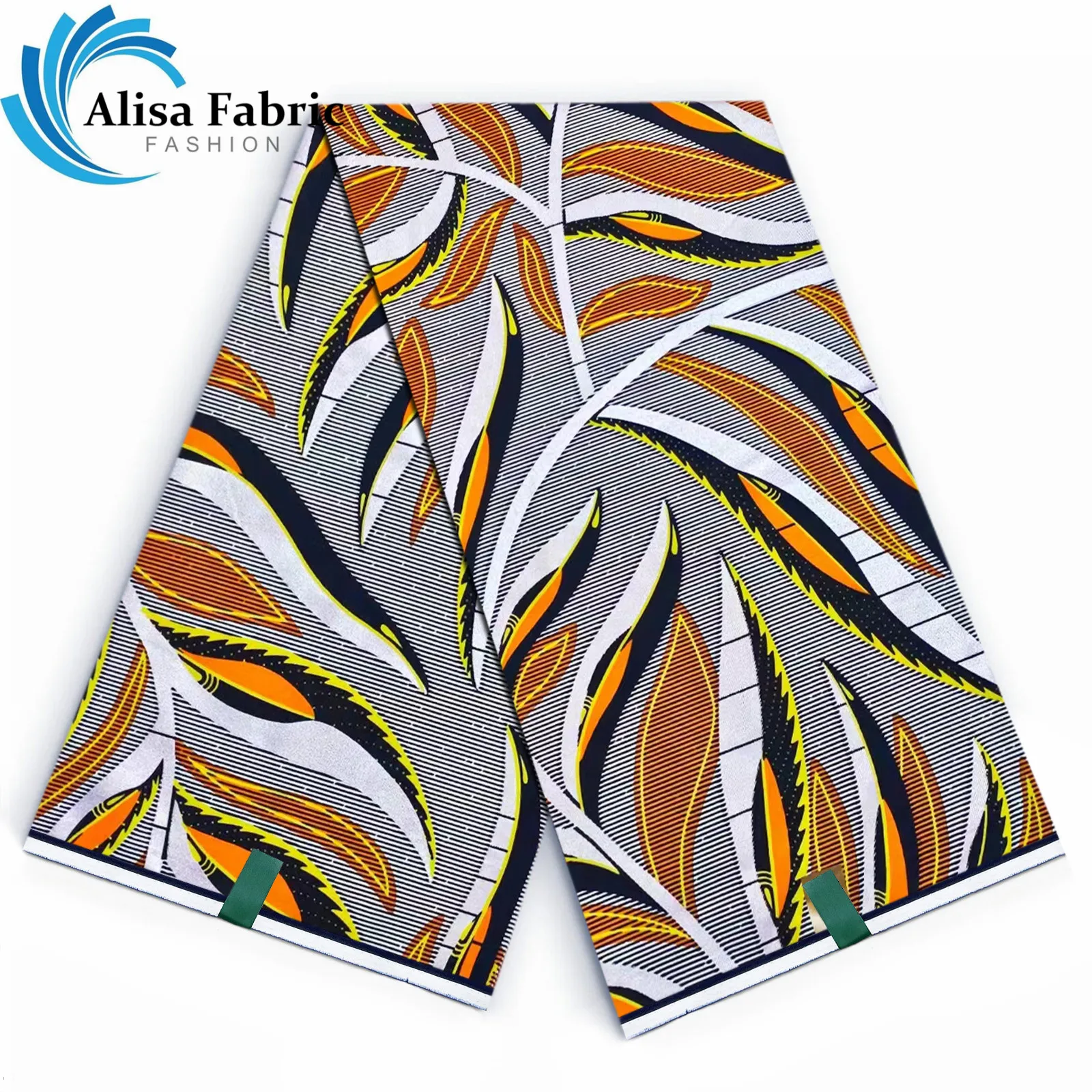 Настоящая оригинальная африканская ткань Grand Super Batik Flash с золотым принтом, восковая ткань Анкара, 100% хлопок, африканская золотая ткань, мягкая L2 Искусство, ремесла и шитье