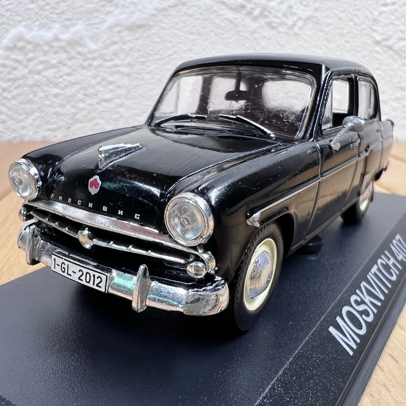 Классическая модель старого автомобиля из сплава, москвич, 1/43, литой металлический Ретро винтажный автомобиль, модель модели, коллекционная игрушка для детей, подарок, 407