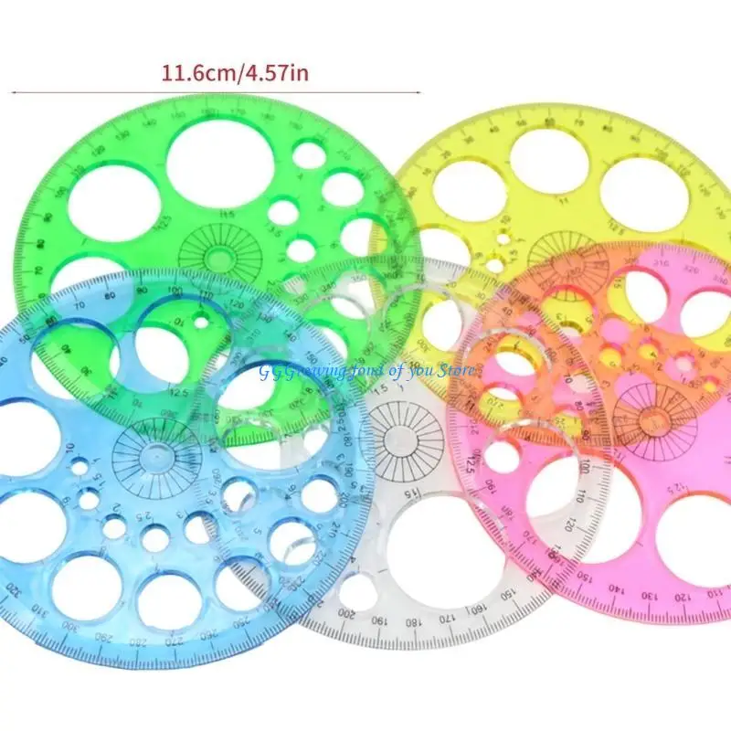 H9EB 5 PCS 360 градусов Круг Выстойт Математика Транцар (art.: 3920d0127aeee) - 3920d0127aeee