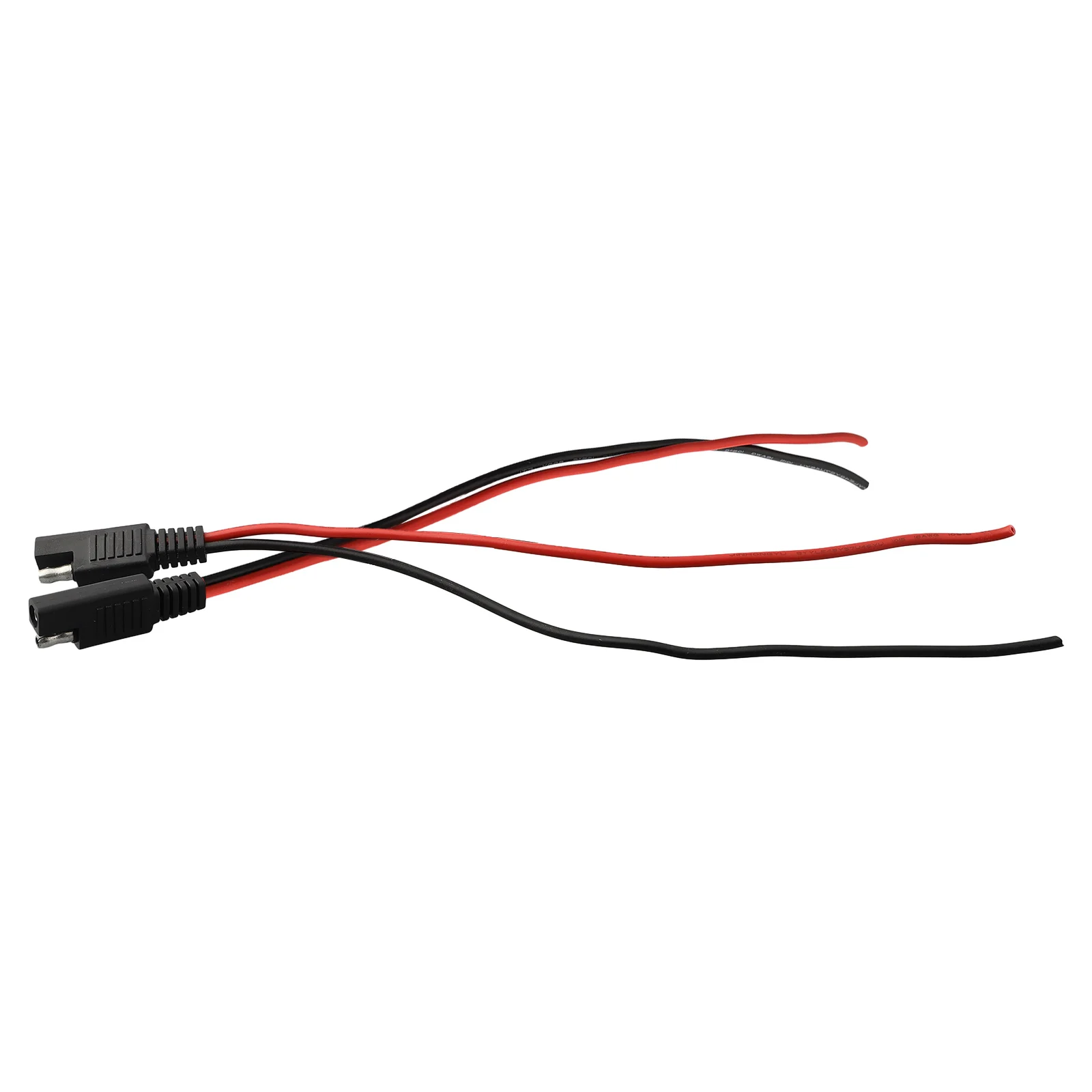 Фото 1 пара удлинительных кабелей SAE 18AWG, штекер + гнездо, длина 0 футов, идеально подходит для тракторов, мотоциклов и т. д. №3