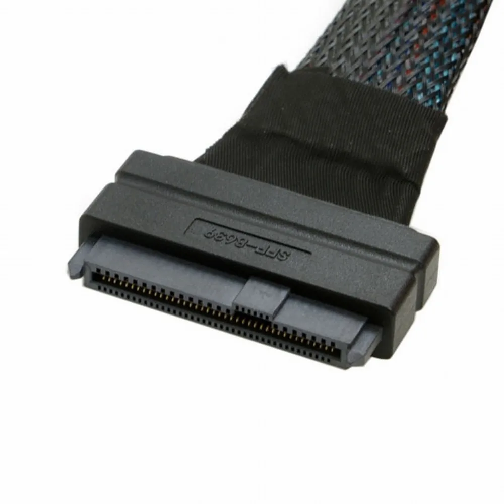 Фото Кабель SAS U.2 U2 SFF-8639 68-контактный кабель NVME PCIe SSD-удлинитель между мужчинами и женщинами 50 см №3