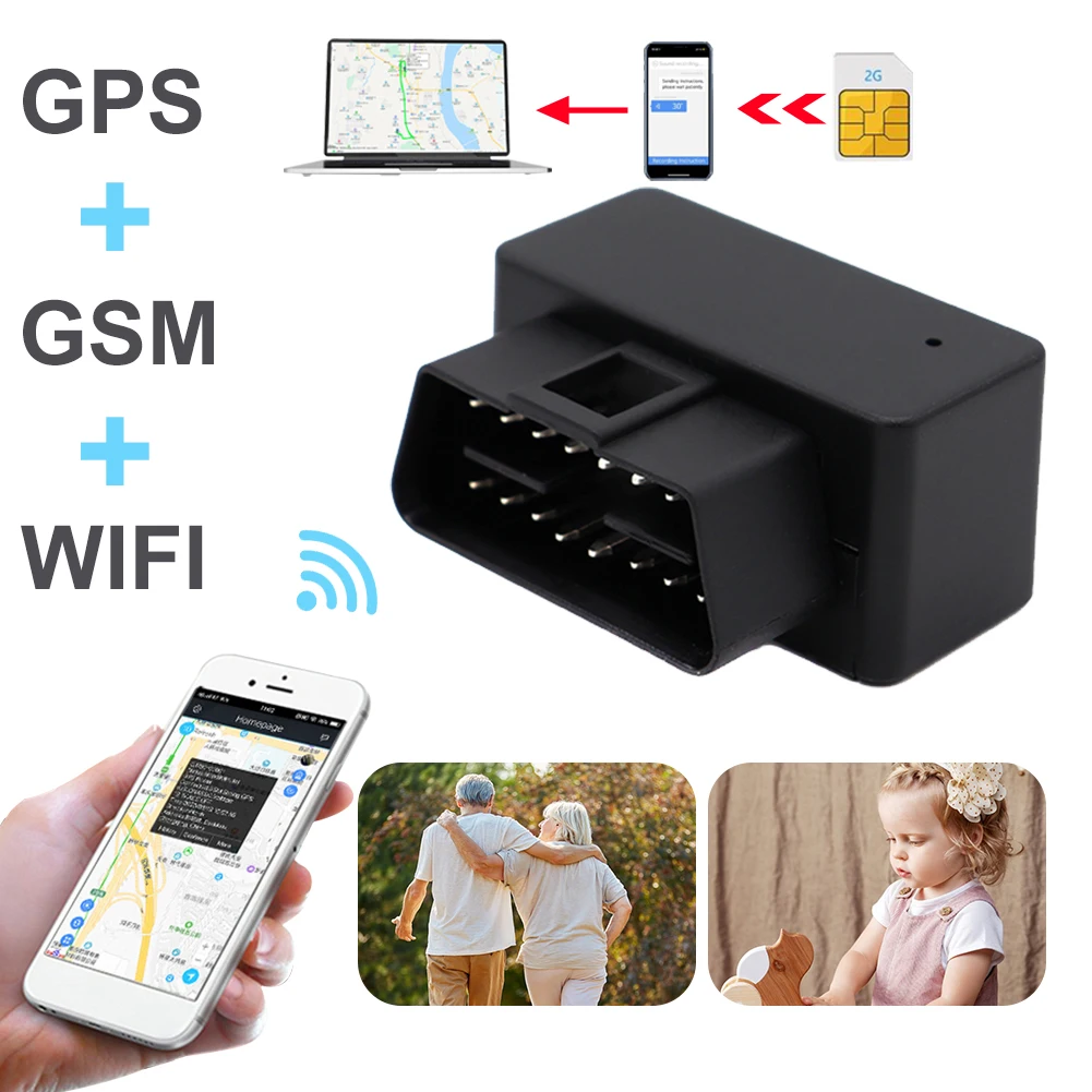 Фото GPS-Трекер OBD 2G для автомобиля, GPS-локатор для определения местоположения автомобиля, маршрута, истории превышения скорости, с защитой от поте... №2