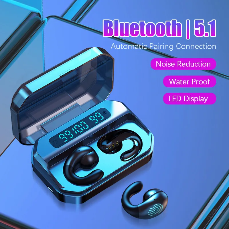 Новинка 2022, беспроводная гарнитура TWS Bluetooth 5,1, игровые стереонаушники-вкладыши для музыки, наушники-вкладыши с сенсорным вызовом, водонепро...