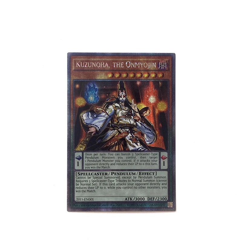 Фото Yu Gi Oh Sakyo Swordmaster of Far East AND Kuzunoha the Onmyojin DIY коллекция хобби Коллекция игр аниме Card №2