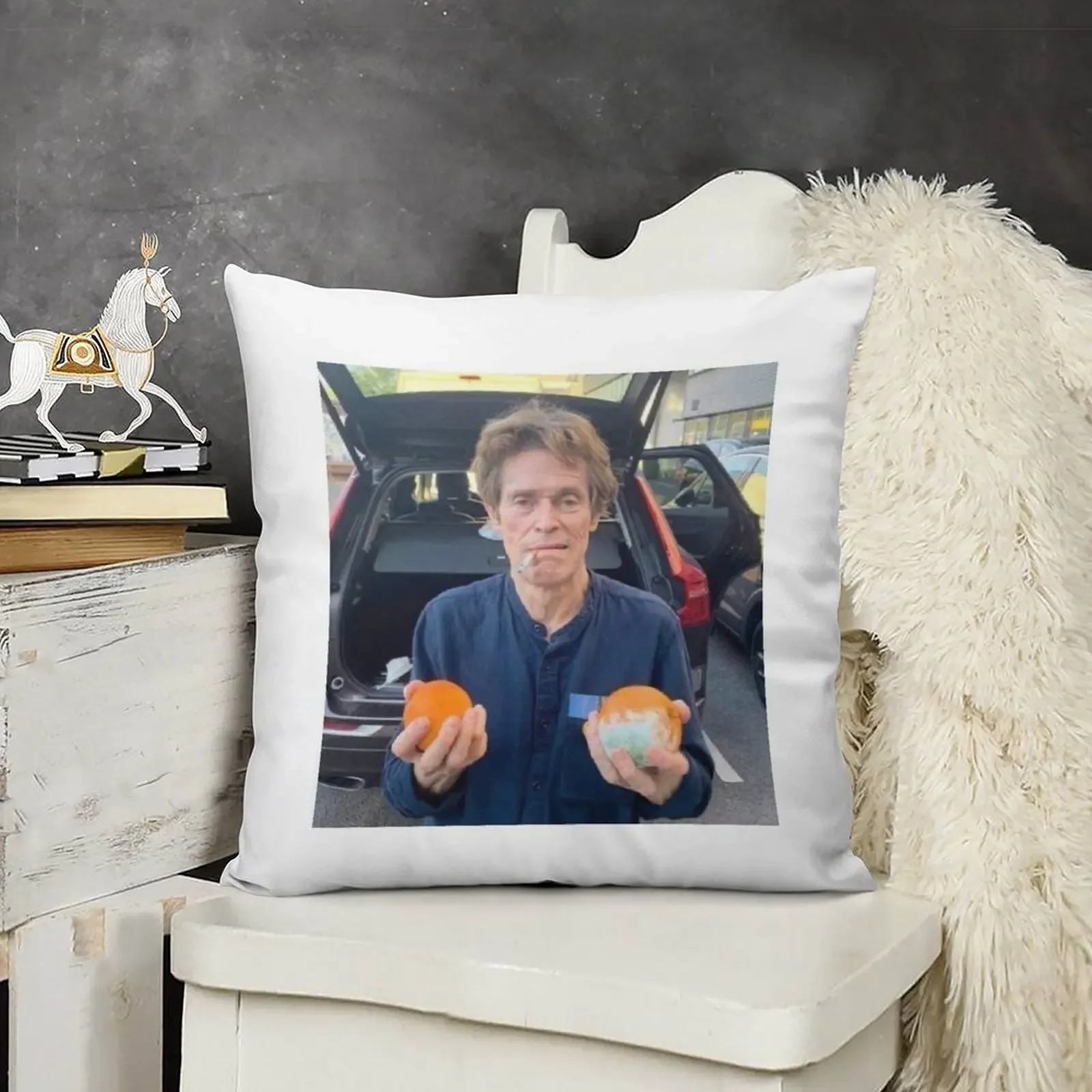 Willem dafoe два апельсина картина декоративная подушка декоративные диванные подушки осенняя декоративная подушка